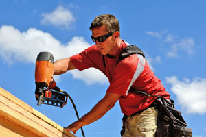 roofer with drill